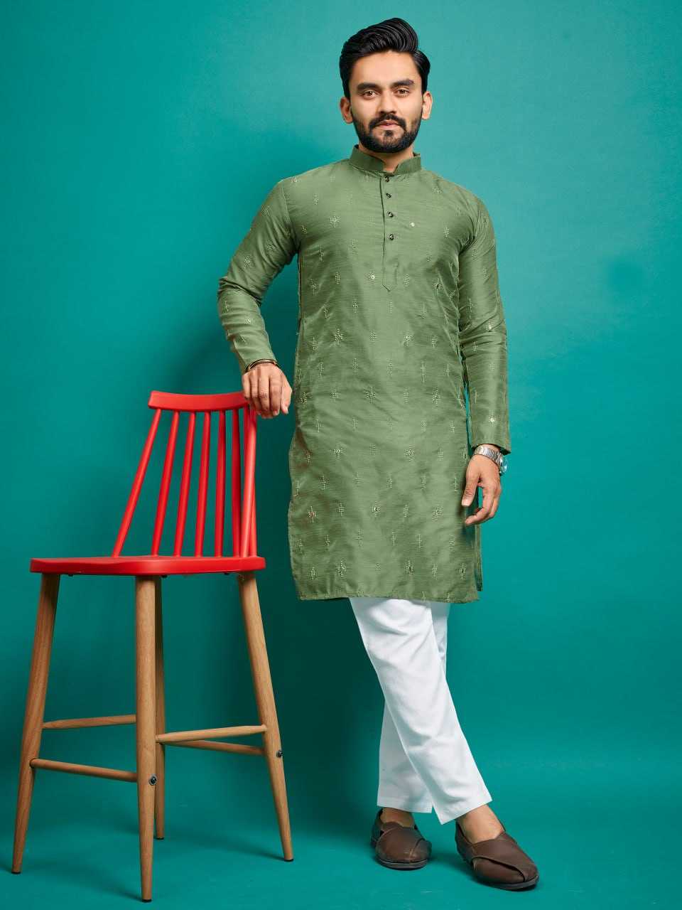 YNF PARBON SILK RBV BADLA WHOLESALE MENS WEAR MANUFACTURER